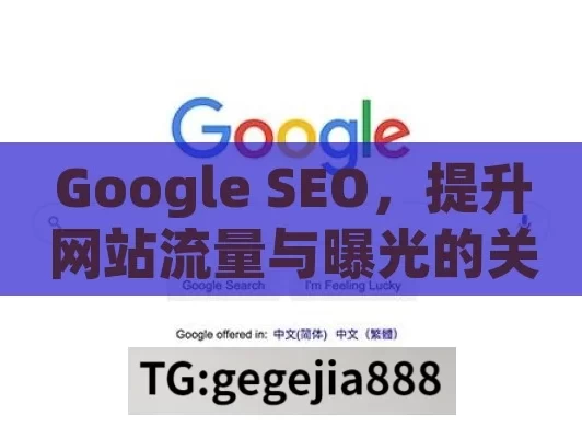 Google SEO，提升网站流量与曝光的关键,解锁Google SEO，提升在线可见度的制胜法宝