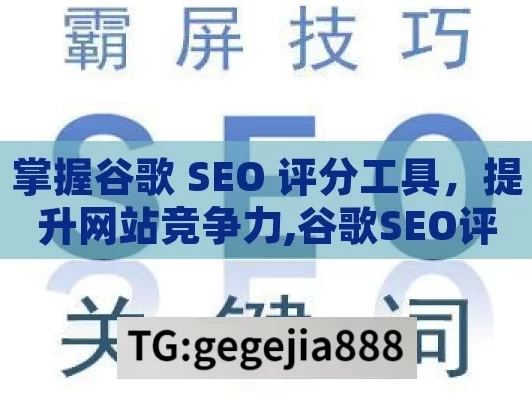 掌握谷歌 SEO 评分工具，提升网站竞争力,谷歌SEO评分工具使用指南