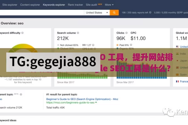 探寻最好的 Google SEO 工具，提升网站排名的关键,最好的Google SEO工具是什么？