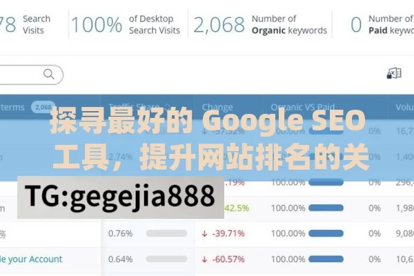 探寻最好的 Google SEO 工具，提升网站排名的关键,最好的Google SEO工具是什么？