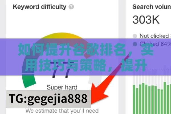 如何提升谷歌排名，实用技巧与策略，提升谷歌排名之法