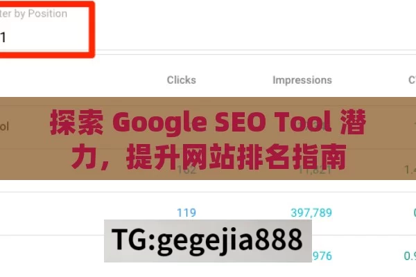 探索 Google SEO Tool 潜力，提升网站排名指南